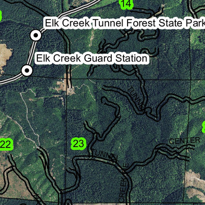 Elkton T22S R7W Township Map