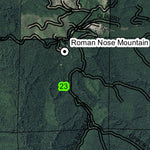 Roman Nose Mountain T19S R9W Township Map