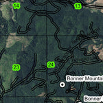 Bonner Mountain10S R7W Township Map