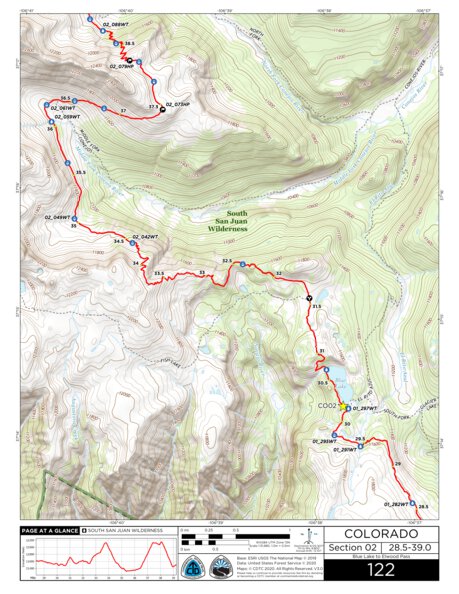 CDT Map Set Version 3.0 - Map 122 - Colorado