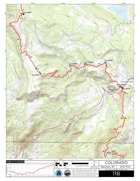 CDT Map Set Version 3.0 - Map 118 - Colorado