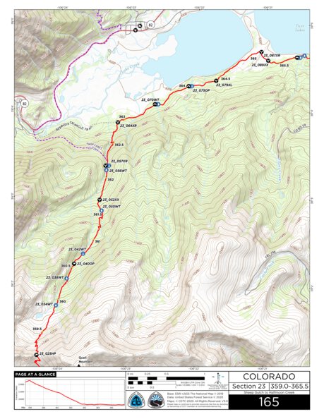 CDT Map Set Version 3.0 - Map 165 - Colorado