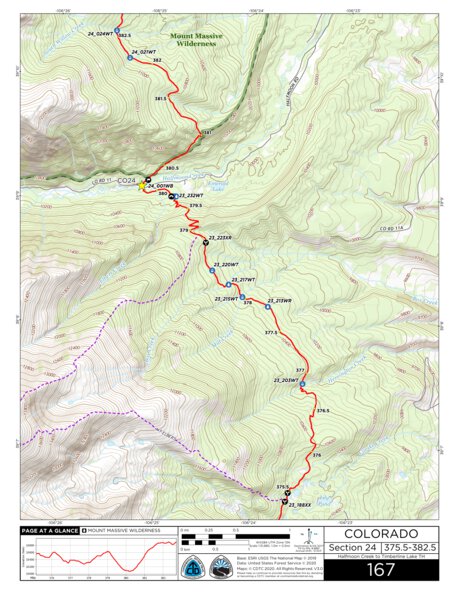 CDT Map Set Version 3.0 - Map 167 - Colorado