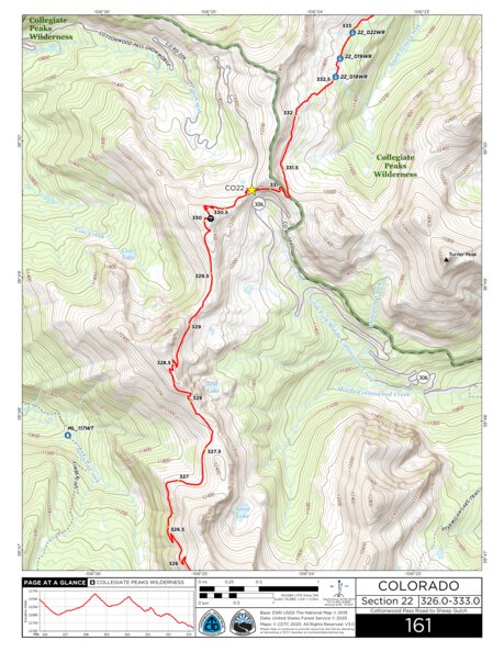 CDT Map Set Version 3.0 - Map 161 - Colorado