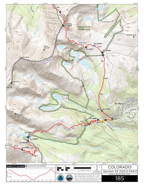 CDT Map Set Version 3.0 - Map 185 - Colorado