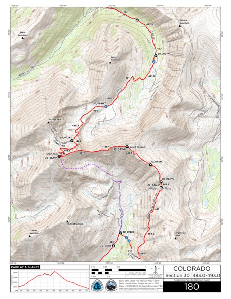 CDT Map Set Version 3.0 - Map 180 - Colorado