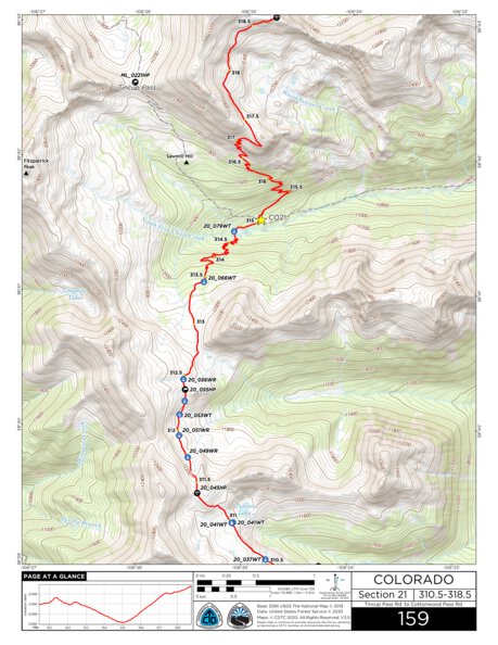 CDT Map Set Version 3.0 - Map 159 - Colorado