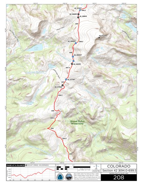 CDT Map Set Version 3.0 - Map 208 - Colorado