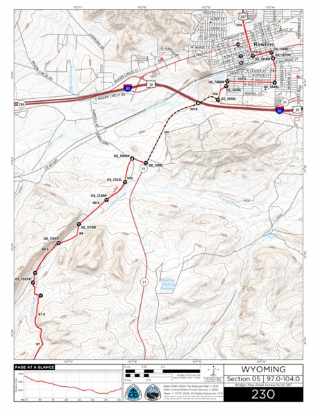 CDT Map Set Version 3.0 - Map 230 - Wyoming