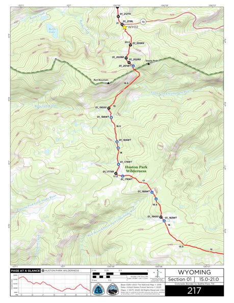 CDT Map Set Version 3.0 - Map 217 - Wyoming