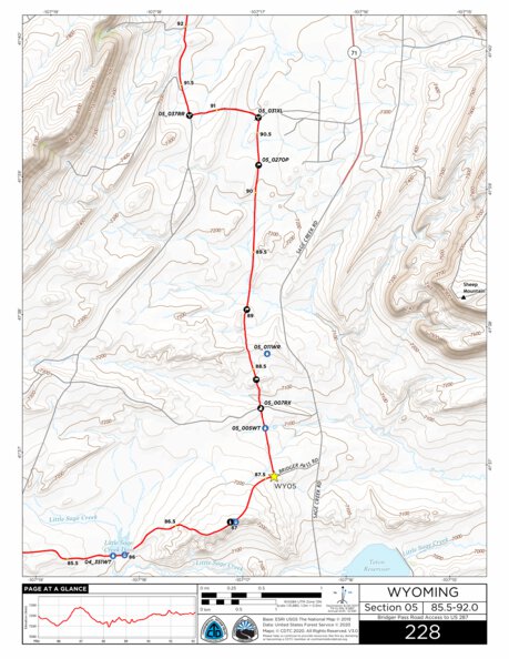 CDT Map Set Version 3.0 - Map 228 - Wyoming