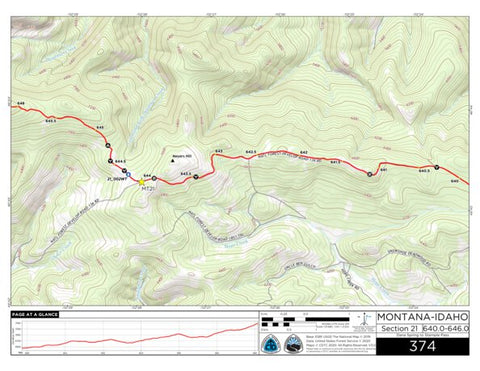 CDT Map Set Version 3.0 - Map 374 - Montana-Idaho