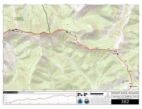 CDT Map Set Version 3.0 - Map 382 - Montana-Idaho