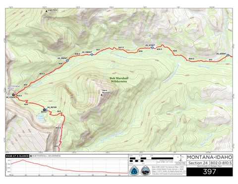 CDT Map Set Version 3.0 - Map 397 - Montana-Idaho