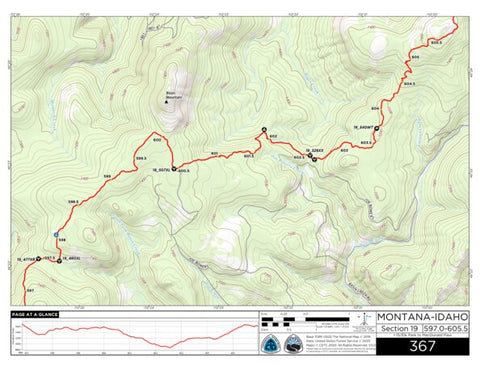 CDT Map Set Version 3.0 - Map 367 - Montana-Idaho
