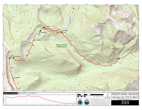 CDT Map Set Version 3.0 - Map 393 - Montana-Idaho