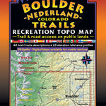 Boulder Nederland Trails Map-4th edition