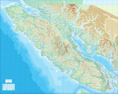 Vancouver Island, BC 1:270,000 - ITMB - 2020
