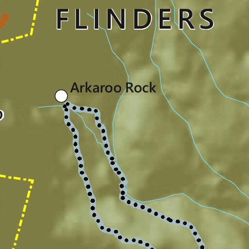 Ikara-Flinders Ranges National Park - Rock climbing zone map by ...