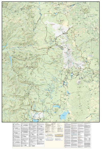 Three Sisters Wilderness, Oregon Map