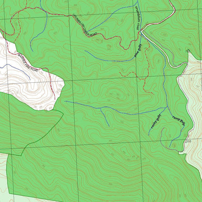 9437-2N Brooklana GetlostMap Topographic Map V12 1:25,000