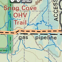 Lakeland Recreation Area – Alberta Park Recreation Map