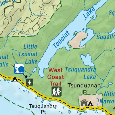 West Coast Trail Bamfield - Pacific Rim Park Adventure Map