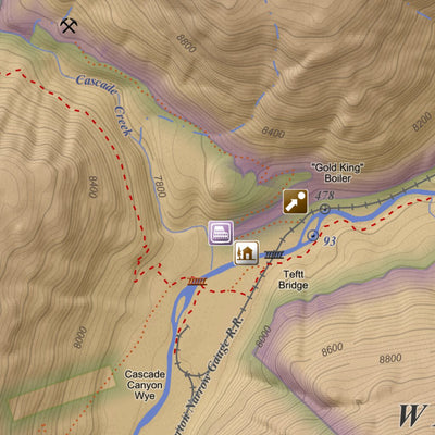 Electra Lake, Colorado 7.5 Minute Topographic Map - Color Hillshade