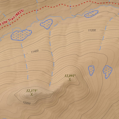 Rio Grande Pyramid, Colorado 7.5 Minute Topographic Map - Color Hillshade