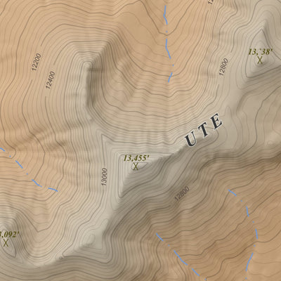 Rio Grande Pyramid, Colorado 7.5 Minute Topographic Map - Color Hillshade
