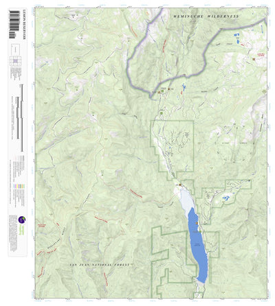 Lemon Reservoir, Colorado 7.5 Minute Topographic Map