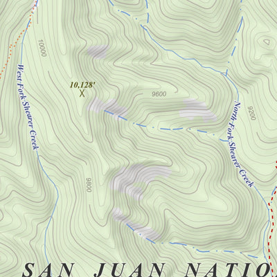 Lemon Reservoir, Colorado 7.5 Minute Topographic Map