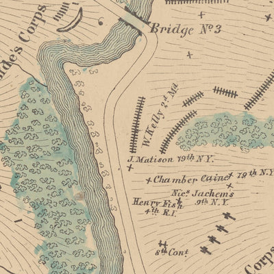 Map of the Battlefield of Antietam