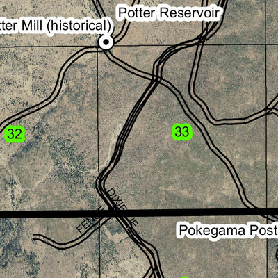 Dixie Springs T41S R4E Township Map