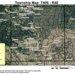 Rosebud Mountain T40S R4E Township Map