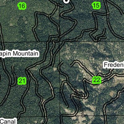 Howard Prairie South T39S R4E Township Map