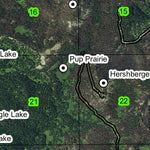 Hershberger Mountain T29S R3E Township Map