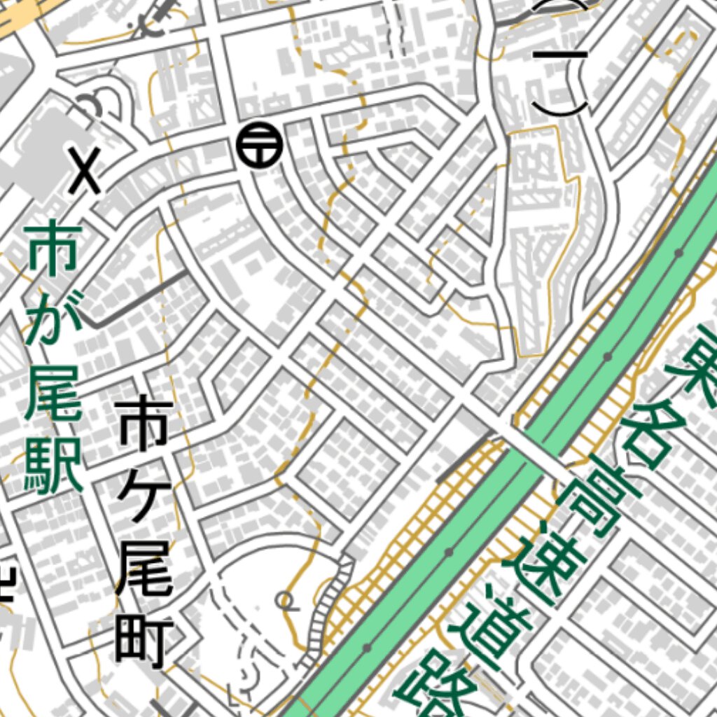 533924 荏田（えだ Eda）, 地形図 Map by Pacific Spatial Solutions, Inc. | Avenza Maps