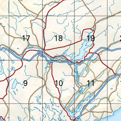New Brunswick Backroad Mapbooks - Map Legend
