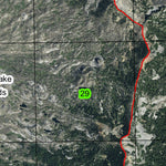 Mount Jefferson Trails T11S R8E Township Map Preview 3