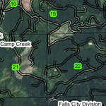 Black Rock Creek T8S R7W Township Map