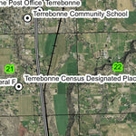Terrebonne T14S R13E Township Map