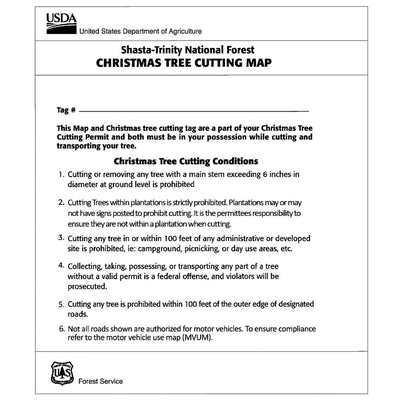2022 Shasta-Trinity Christmas Tree Maps