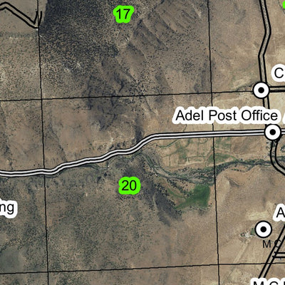 Adel T39S R24E Township Map