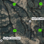 Juniper Mountain T39S R16E North Township Map