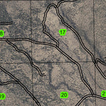 Ward Lake T28S R13E Township Map