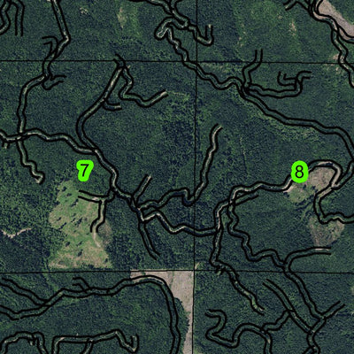 Yoncalla Creek T5S R8W Township Map