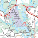 Long Cane Ranger District, Sumter National Forest Visitor Map