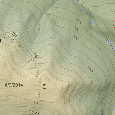 Hurricane Hill, Washington 7.5 Minute Topographic Map - Color Hillshade