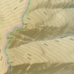 Stehekin, Washington 7.5 Minute Topographic Map - Color Hillshade